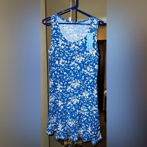 Draper James Blue and White Floral Swim Cover Up - NWT